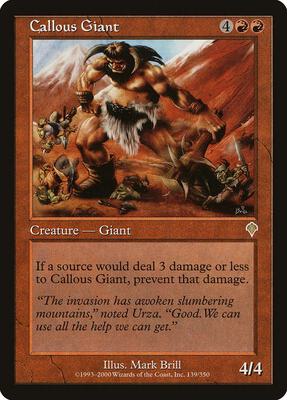 Callous Giant card from Invasion
