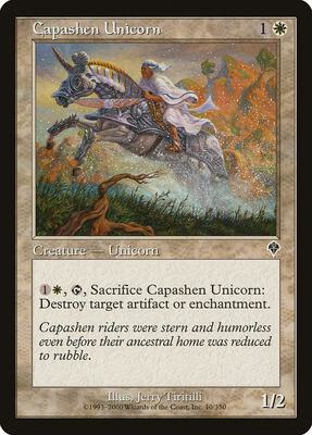 Capashen Unicorn card from Invasion