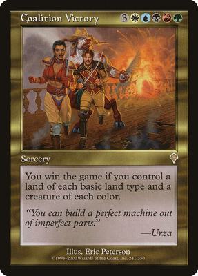 Coalition Victory card from Invasion