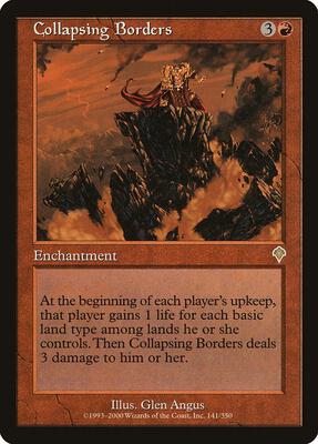 Collapsing Borders card from Invasion
