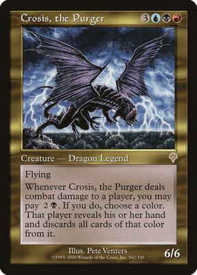 Crosis, the Purger card from Invasion