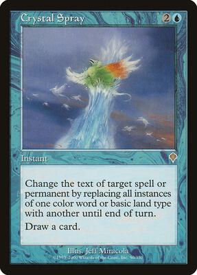Crystal Spray card from Invasion