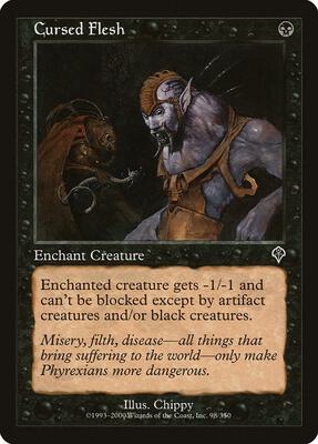 Cursed Flesh card from Invasion