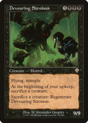 Devouring Strossus card from Invasion