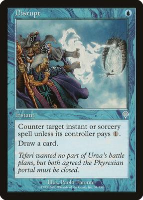 Disrupt card from Invasion