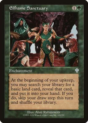 Elfhame Sanctuary card from Invasion