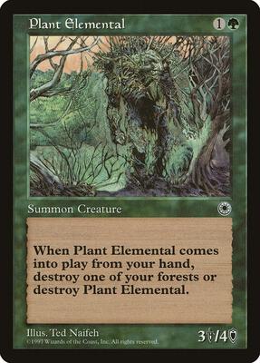 Plant Elemental card from Portal