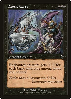 Exotic Curse card from Invasion