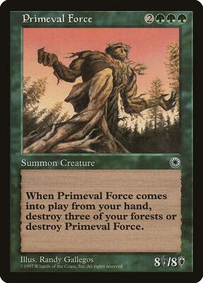 Primeval Force card from Portal
