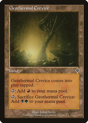 Geothermal Crevice card from Invasion