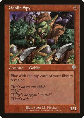 Goblin Spy card from Invasion