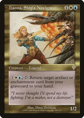Hanna, Ship's Navigator card from Invasion