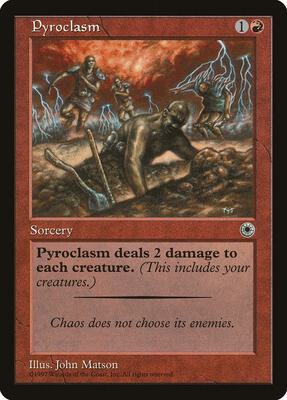 Pyroclasm card from Portal