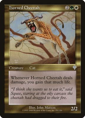 Horned Cheetah card from Invasion