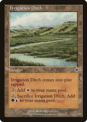 Irrigation Ditch card from Invasion