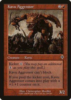 Kavu Aggressor card from Invasion