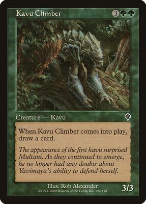 Kavu Climber card from Invasion