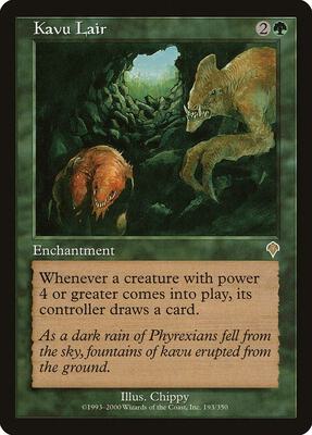 Kavu Lair card from Invasion
