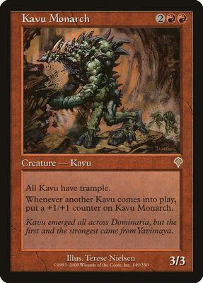 Kavu Monarch card from Invasion
