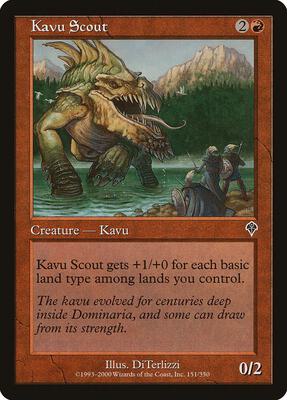 Kavu Scout card from Invasion