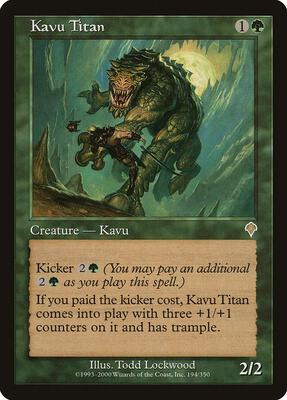 Kavu Titan card from Invasion