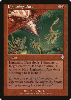 Lightning Dart card from Invasion