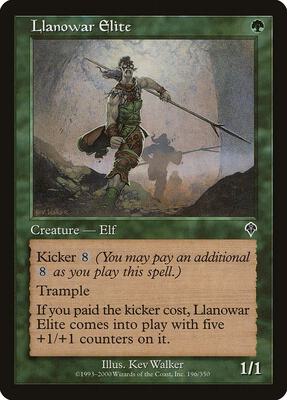 Llanowar Elite card from Invasion