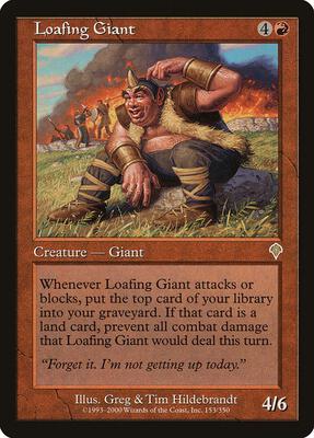 Loafing Giant card from Invasion