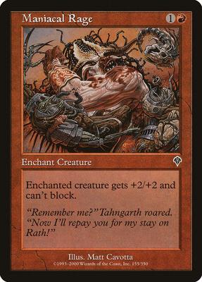 Maniacal Rage card from Invasion