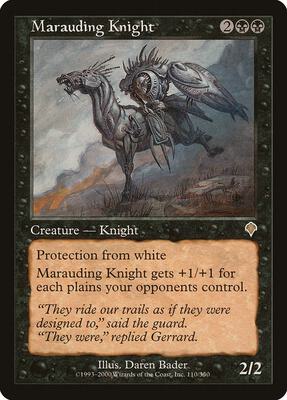 Marauding Knight card from Invasion