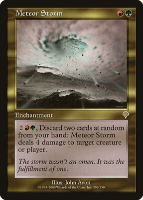 Meteor Storm card from Invasion