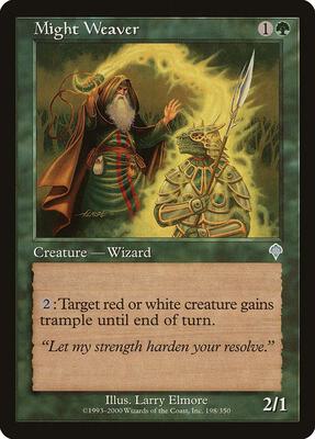 Might Weaver card from Invasion