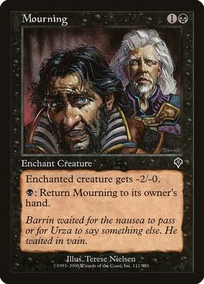 Mourning card from Invasion