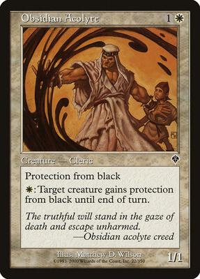 Obsidian Acolyte card from Invasion