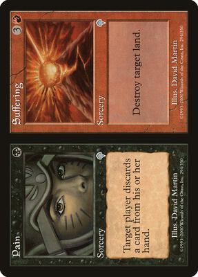 Pain // Suffering card from Invasion