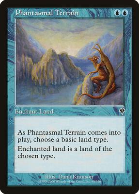 Phantasmal Terrain card from Invasion