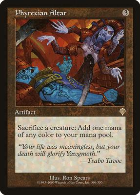 Phyrexian Altar card from Invasion