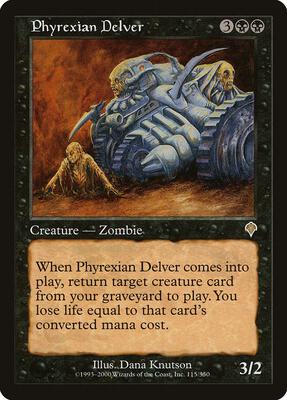 Phyrexian Delver card from Invasion