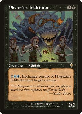 Phyrexian Infiltrator card from Invasion