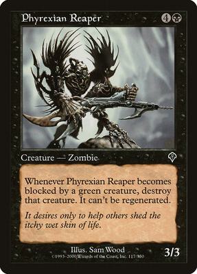 Phyrexian Reaper card from Invasion