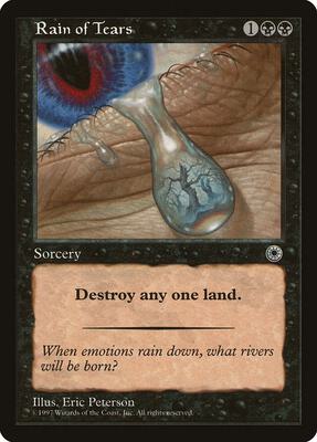 Rain of Tears card from Portal
