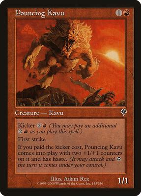 Pouncing Kavu card from Invasion