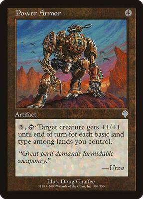 Power Armor card from Invasion