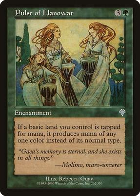 Pulse of Llanowar card from Invasion