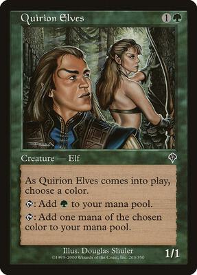 Quirion Elves card from Invasion
