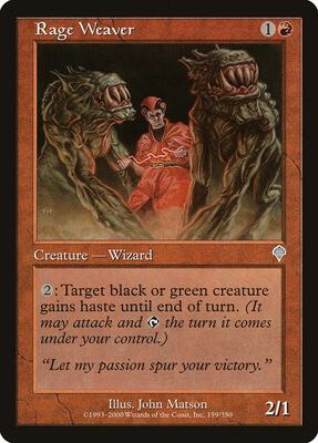 Rage Weaver card from Invasion