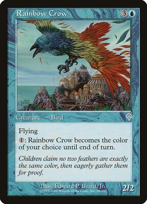 Rainbow Crow card from Invasion
