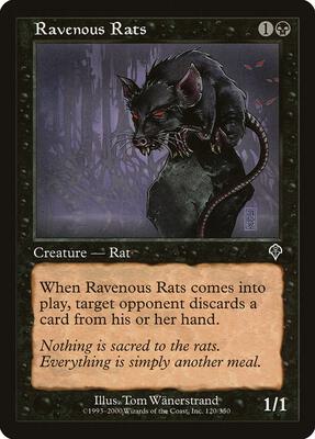 Ravenous Rats card from Invasion