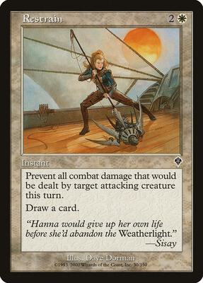 Restrain card from Invasion