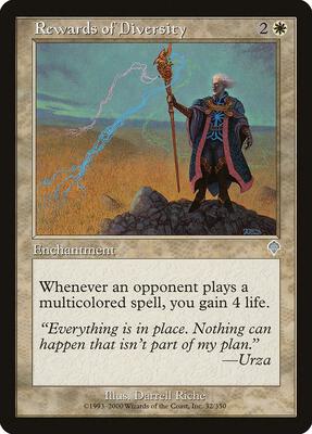 Rewards of Diversity card from Invasion